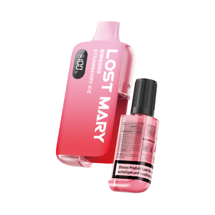 Lost Mary - BM6000 - Strawberry Ice - Vape Kit