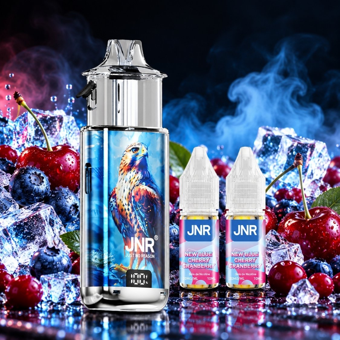 JNR Falcon Infinity 55K Kit – New Blue Cherry Cranberry