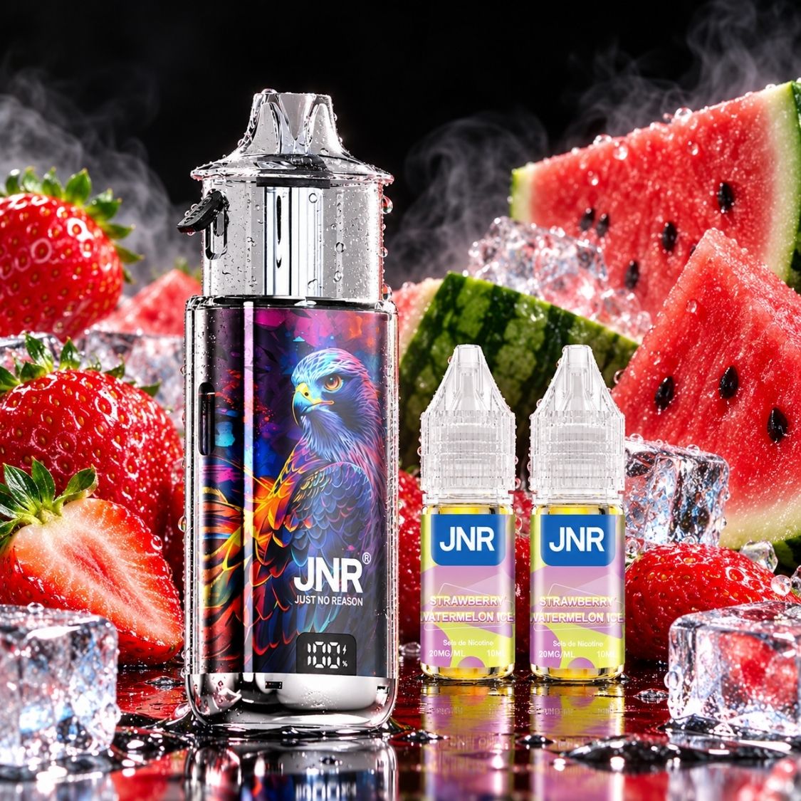 JNR Falcon Infinity 55K Kit – Strawberry Watermelon Ice