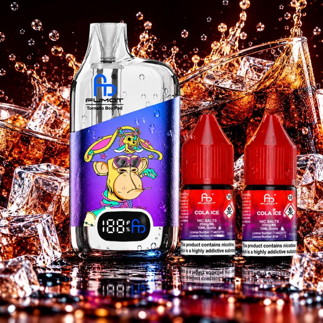 FUMOT Tornado Box Pod 50K – Cola Ice