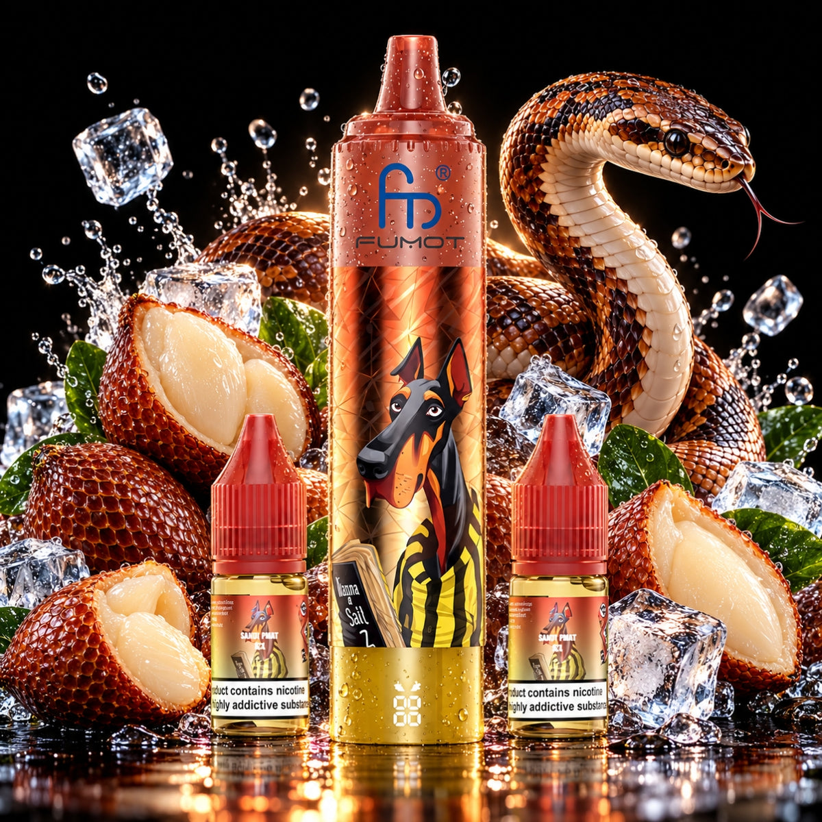 FUMOT Doberman 32K – Snake Fruit Ice